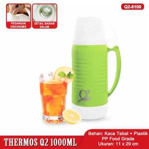 Thermos Warna Air Panas Dingin Termos Air Panas Bahan Kaca Luar Plastik Water Jug Pegangan