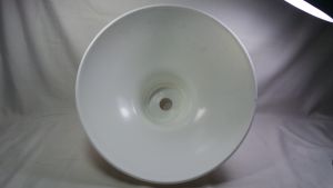 Cháo nhựa trắng đường kính 30cm hoặc 40cm chưa bao gồm đuôi đèn chống nắng mưa cho bóng đèn ngoài trời