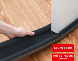 Flexible Door Bottom Sealing Strip Sound Proof Noise Reduction Under Door dust-proof air-proof strip [SG SELLER]