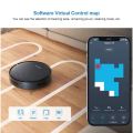 Enolux DB300 Smart Robot Vacuum Cleaner with Self-Control Mode – 2-in-1 Wet & Dry Cleaning | Automatic Sweeping & Mopping | Self-Cleaning Function | Strong Suction Power | Low Noise | Ideal for Pet Hair, Tiles, Hardwood, and Carpet. 