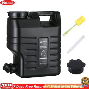 12L Portable Water Tank with Faucet Water Dispenser Carrier Large Capacity Water Container Jug for Vehicle Car Camping