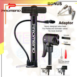 New!! Pompa Sepeda 120 PSI Alloy Pentil Schrader + Bonus ( BISA COD )