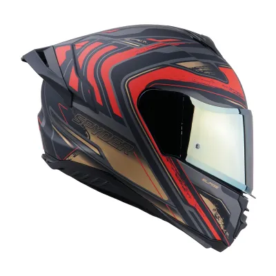 SPYDER SURGE G SHOX S1 Full Face Motorcycle Helmet | ECE CERTIFIED | Free Clear Visor