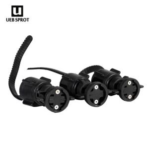 Bike Handlebar Computer Holder Multifunctional Bicycle Computer Mount Bicycle Headlight Base Computer Bracket for Garmin