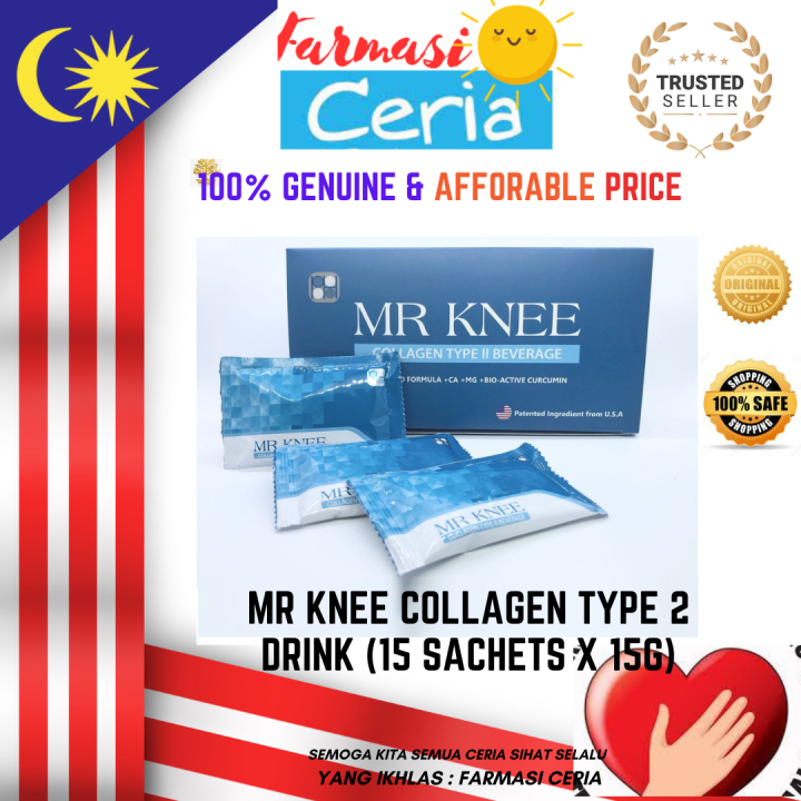 MR KNEE Collagen Type 2 Drink (15 sachets x 15g) #Jointpain