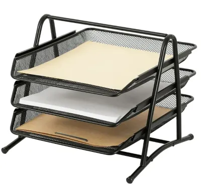 Rak Susun Besi 3 Tier - Document Tray 3 Tingkat Murah