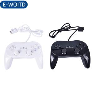 E-WOITD Bộ điều khiển trò chơi có dây cổ điển mới cần điều khiển từ xa cho NS Wii thế hệ thứ hai