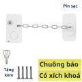 Chuông Báo Động Chống Trộm khoá an toàn thông minh gắn cửa báo khách còi hú to. 