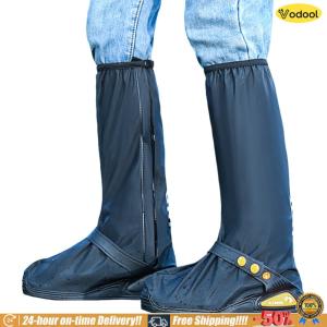 [VOS] Waterproof Shoe Covers Rain Shoe Covers Reflective Rain Shoes Galoshes Non-Slip Rain Boot Shoe Cover for Outdoor Hiking