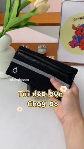 Túi Đeo Bụng Thể Thao 2 Lớp - Đựng Điện Thoại Gọn Nhẹ Chống Thấm Nước Nhiều Màu Năng Động