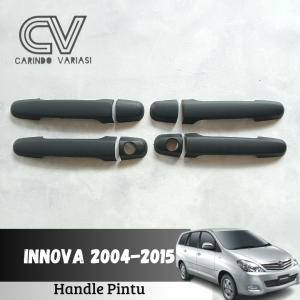 Cover Handle Pintu Mobil Innova 2004-2015 Hitam Doff