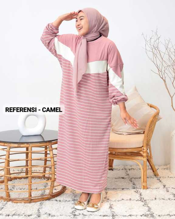 MIDI DRESS RAJUT SALUR KOMBINASI KNIT POLOS BAJU WANITA TERBARU LONG TUNIK  KEKINIAN TERMURAH VIRAL ATASAN RAJUT JUMBO OVERSIZE 2024 | Lazada Indonesia