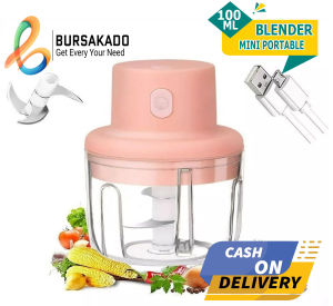 Blender USB Mini Chopper 100 ML Elektrik Tanpa Kabel /Food Processor Blender Portable Multifungsi