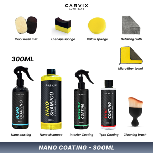 CARVIX | Premium Care Package Car Wash Set Car Wash Shampoo Nano Coating Car Coating Spray