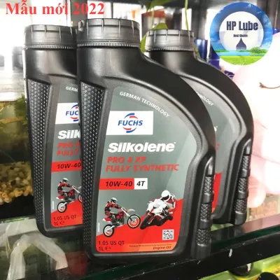 Nhớt Xe Số Fuchs Silkolene Pro 4 10W40 1 L Mẫu Mới Cải Tiến Chính Hãng Nhập Khẩu Đức