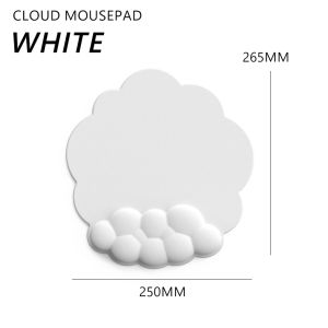 【Local delivery】 Ergonomic Keyboard Wrist Rest Mouse Pad Cloud Shape Non-Slip Silicone Desk Mouse Mat Hand Office Mouse Carpet Wristband Soft Sup