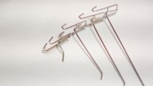5-25cm Heavy Duty Metal Screen Hooks Multipurpose Wire Mesh Grid Wall Hanging Hooks Supermarket Store Display Rack