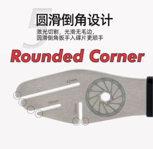 Bikersmaniac Blooke Disc Rotor Adjustment Tool Wrench RB MTB Disc Brake Rotor Alignment Tool Adjust
