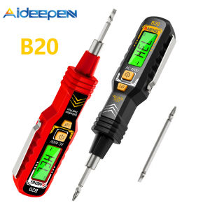 Aideepen ANENG ปากกาวัดแรงดันไฟฟ้าแม่นยำสูงใหม่ B20ปากกาดิจิตอลตรวจจับจุดแตกหักและปากกาการทดสอบการเหนี่ยวนำไฟฟ้า