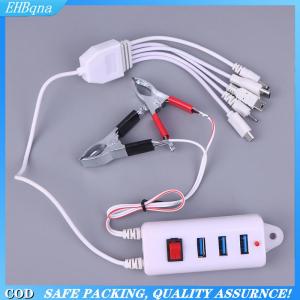 [COD] 3USB Clip With Switch Charger Mobile Phone Charger USB Interface Universal Battery Mobile Phone Charger