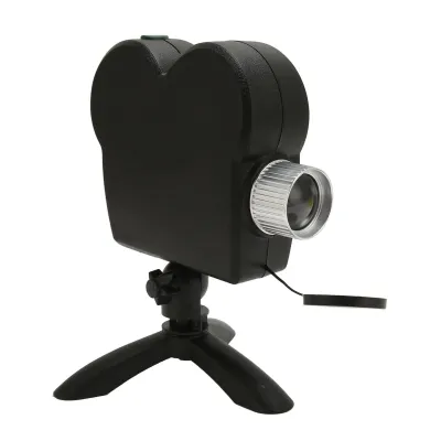 [pantorastar] Halloween Projector With Stand Adjustable Curtain Pattern Window Projection Lamp For Halloween Christmas Outdoor Home Decor Us Plug 100‑240v