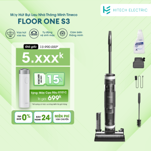 Máy Hút Bụi Lau Nhà Thông Minh Tineco Floor One S3 - Xử Lý Rác Khô & Ướt - Bảo Hành 2 Năm