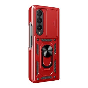 AUOVIEE ป้องกันรอยขีดข่วนกรณีใสสำหรับ S Amsung G Alaxy Z พับ4 5กรัมลื่นโทรศัพท์กระเป๋าสำหรับ S Amsung G Alaxy Z พับ4กรณี TPU กรณีโทรศัพท์ฝาครอบป้องกัน