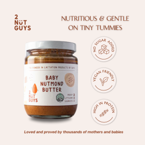 Baby Nutmond Butter 220g - Almond Lactation butter / cookies and baked alternatives | Milk booster | For breastfeeding mummies | Travel Size
