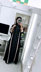 ALEYNA ABAYA Cantik Bahan Jetblack Premium Dress Pesta Mewah Original Mieux