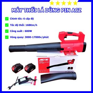 Máy thổi lá dùng pin ACZ 21V điều chỉnh 6 cấp độ bảo hành chính hãng 6 tháng