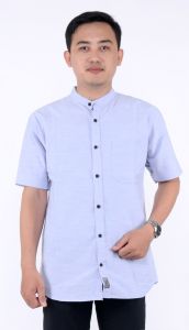 Kemeja Polos Katun Kerah Koko Kemko