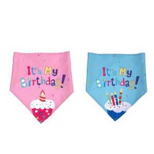 Funny Pet Birthday Decoration Dog Cat Birthday Party Banner Hat Bib Birthday Costume Pets Accessories