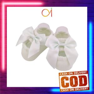 AI-P615 Kaus Kaki Pita Baby Sock Import / Kaos Kaki Pendek Bayi Perempuan Motif Renda Bunga Pita / Kaos Kaki Anak Perempuan Lucu