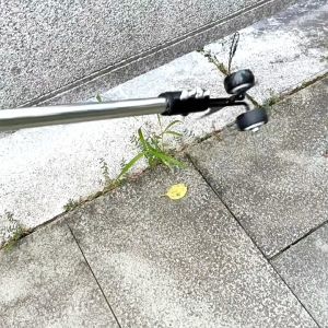 Manual Wheel Weeder Weeding Hook No Bend Crevice Weed Puller Garden Yard Crack Weed Remover Tool
