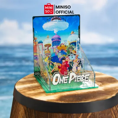 Miniso x One Piece Collection Card-In Storage Box Anime/Kotak Penyimpanan Kartu One Piece