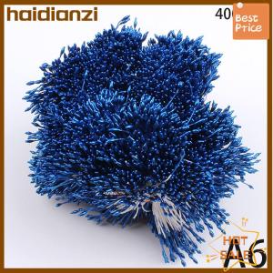 haidianzi 400 cái nhị hoa mini Hoa Ngọc Trai nhân tạo nhụy hoa hai đầu tự làm hoa thủ công cho trang trí đám cưới