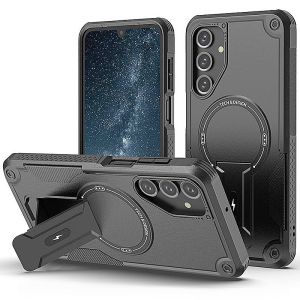 Shockproof Armor Magnetic Car Holder Case for Samsung Galaxy A16 A36 A56 A06 5G Lens Protect Back Cover For Galaxy A 06 16 36 56