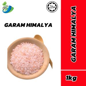 GARAM HIMALAYA / 100% NATURAL HIMALAYAN PINK SALT / GARAM PUTIH HIMALAYA / GARAM PINK HIMALAYA / 400g-800g