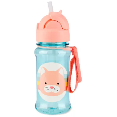 Skip Hop Zoo Straw Water Bottle with Tritan Renew 355ml/12oz (13 Designs)