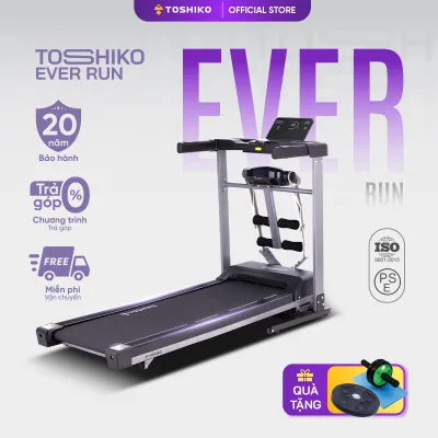 Máy chạy bộ đa năng Toshiko Ever Run với 24 chương trình luyện tập thảm chạy rộng chăm sóc sức khỏe ngay tại nhà