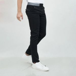 Celana Panjang Pria Cowok Dewasa Chino Chinos Pants Casual Kasual Rip Rib Panjang Pinggang Karet Kolor