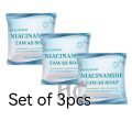 【Set of 3pcs】50g NIACINAMIDE TAWAS SOAP. 