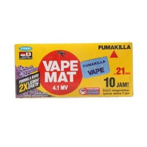 Paket Hemat Fumakilla Vape Mat elektrik Alat+Refill Mat isi 21 Obat Nyamuk elektrik tanpa Asap