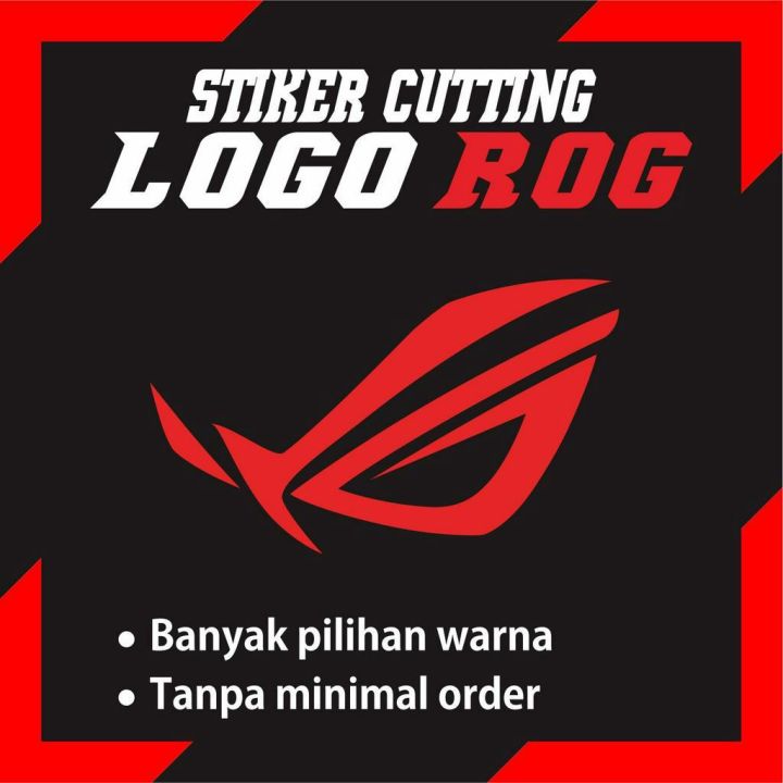 Stiker Logo ROG Republic Of Gamers Stiker Laptop Keren | Lazada Indonesia
