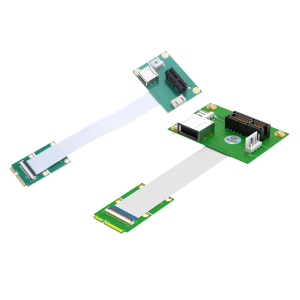 Mini PCIE to PCIE 1X Extension Cable 64Gbps High Compatibility for Flexible Device Connection and Easy Installation