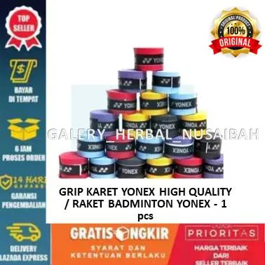 GRIP KARET YONEX HIGH QUALITY / RAKET BADMINTON YONEX - 1 pcs