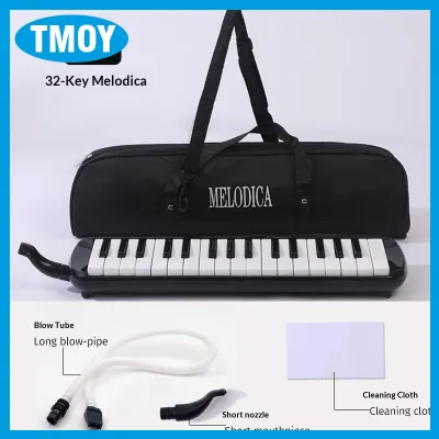 TMOY 32 Phím Melodica Với Melodica Túi Pianica Ống Miệng Harmonica Organ Người Mới Bắt Đầu Nhạc Cụ Kid Quà Tặng