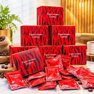 Tiger Aroma Coffee (20g x 10 Packs) - Strong Aroma & Smooth Taste