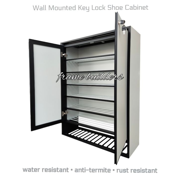 PRE-ORDER] Shoe Cabinet/Key Lock Shoe Cabinet/Aluminum Wall