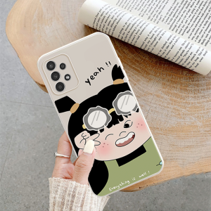 (Lokal Ready) Casing hp Realme C53 C51 C55 C33 C30 C31 C30S C35 Realme10 9i 8i 7i 5i 6i C2 C21Y C11 2021 C20 C25Y C17 C3 C12 C15 Gambar Anak Laki-laki Dan Perempuan Yang Sedikit Gemuk Phone Cover